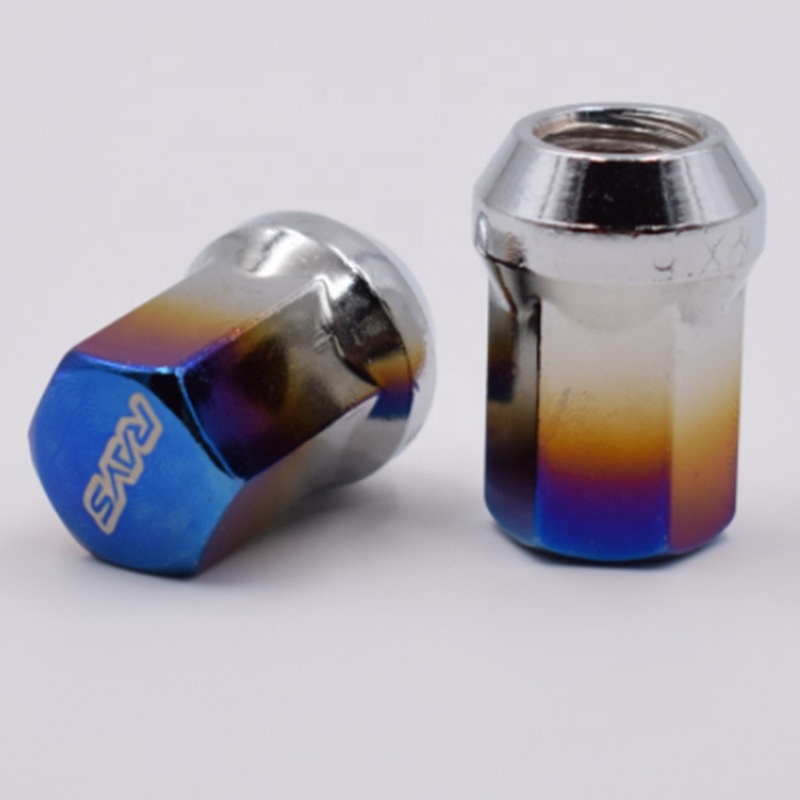 Автозапчасти m12x1.5 хромированные Автомобильные Колесные замки m12x1.5 Алюминиевые гайки