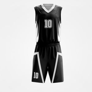 Uniformes de basket-ball personnalisés de haute qualité pour hommes ensemble 2 pièces Sublimation imprimé grande taille nouveaux vêtements de sport - Product Image 1