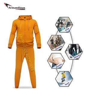 2024 Spring New Soft Comfortable Breathable <b>Tracksuit</b> Set Men Sports Zipped Warm up Suit <b>Plain</b> <b>Tracksuit</b> for Printing - Product Image 3