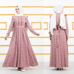 Nouvelle saison robes modestes islamiques pour femmes Abaya Kaftan tunique Kimono soie ethnique dubaï arabe musulman mode turque qualité Hijab - Product Image 6