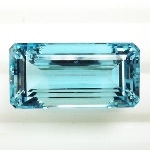 Aguamarina Natural de Forma Octogonal, Piedra Preciosa Suelta de Alta Calidad, Corte Facetado, Azul Cielo, Brasileña, Forma Mixta, Semipreciosa - Product Image 4