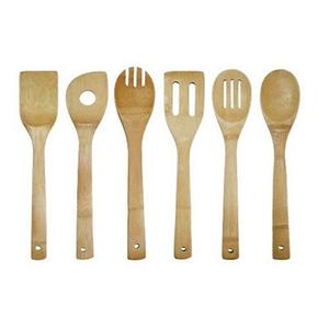 Four Different Shape Cookware <b>Spoon</b> <b>Set</b> Handmade <b>Wooden</b> Strainer Serving And Turning <b>Spoon</b> By Home Arts - Product Image 3