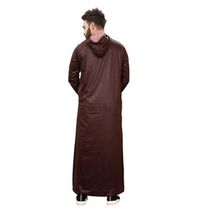 2021 Thobe islámica hombres ropa Juba Jubba Jubah Jubbah Thobe ser islámica traje vestido Daffah Dafah - Product Image 2