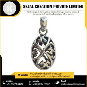 Venta al por Mayor de los Mejores Colgantes de Plata de Ley 925 Estilo Hip Hop con Piedras Preciosas, Patrones de Corazón y Cruz con Diamantes - Product Image 4