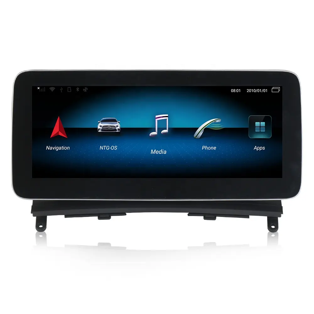 MEKEDE — autoradio 10.25 ", Android 9.0, Quad Core, 2 go/16 go, WIFI, GPS, BT, lecteur Audio/vidéo, stéréo, pour voiture Benz C W204 (2008 à 2013)