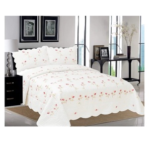 Couleur blanche uni 100% coton biologique couvre-lit certifié GOTS sans rétrécissement excellente finition motif séduisant confortable - Product Image 3