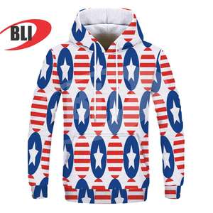 Pull à capuche en coton polaire de haute qualité à sublimation complète Sweats à capuche personnalisés à la mode sublimés pour hommes - Product Image 2