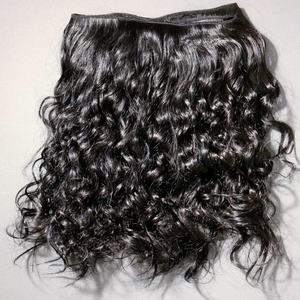 Option économique en gros pour les extensions de cheveux humains Remy Virgin Indian Wave Style Pure Natural - Product Image 1