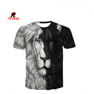 Camiseta de Hombre con Estampado de Dibujos Animados por Sublimación, Diseño de Logotipo en Gel de Silicona Impreso en 3D, OEM, de la Mejor Calidad, en Oferta - Product Image 6