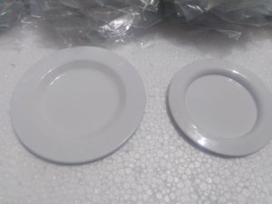 Platos blancos de calidad superior para catering, placa redonda ecológica de 6 pulgadas para oficina o fiesta en casa - Product Image 5