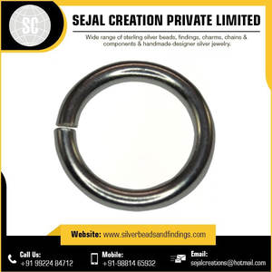 Sejal Creation แหวนจั๊มพ์ชุบเงินสเตอริงขนาด5มม. ปรับแต่งเครื่องประดับราคาได้ - Product Image 6