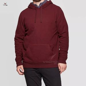 Sudadera con capucha inteligente con patrón sólido bordado personalizado tejido con características antiarrugas antiretráctiles Sostenibilidad de talla grande - Product Image 5