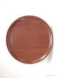 Vente en gros de plateaux de service en bois de bambou personnalisés, ronds et rectangulaires pour le service de nourriture et de thé - Product Image 3