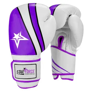 Hot Sale OEM Custom 6oz Pu Sport Training Boxing Gloves Pink For Kids