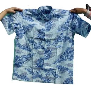 Camisa Hawaiana Casual para Hombre, Transpirable, Antiarrugas, Talla Grande, Manga Corta, Ligera, con Estampado de Palmeras, Ropa de Verano - Product Image 1