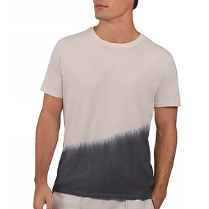 เสื้อยืดคอกลมสีพื้นแบบพรีเมียมสำหรับผู้ชาย  ลายมัดย้อม  รับสั่งทำเสื้อยืดพิมพ์โลโก้ - Product Image 2