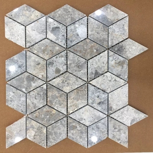 กระเบื้องปูพื้นหินอ่อนสีดำขุ่น3D ที่ทันสมัยราคาไม่แพงสำหรับตกแต่งภายในที่ทันสมัย3D เวียดนาม - Product Image 4