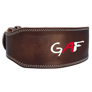 Cinturón de cuero GAF, muñequeras de algodón, OEM, logotipo personalizado para adultos, gancho ajustable, cinturón OEM de Color para hombres y mujeres - Product Image 1