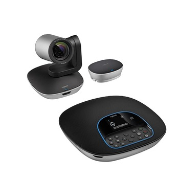 Logitech CC3500e Group Video Conferencing Bundle with Expansion Mics HD 1080p Camera Speakerphone
