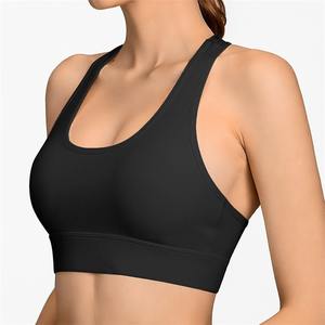 Women Soft Compression Full Supportive Yoga Sports Bra with Removable Cups - Product Image 3