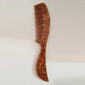Eco amigable natural hecho a mano peine de madera al por mayor mejor venta precio barato de madera de coco peines - Product Image 5