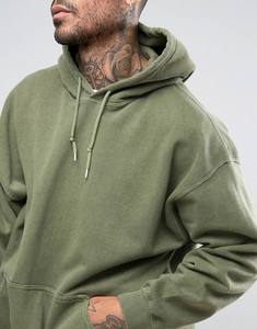 OEM de alta calidad al por mayor Boxy Basics sudaderas con capucha de los hombres Streetwear 100% algodón personalizado Puff impreso Logotipo de gran tamaño hombre Sudadera con capucha - Product Image 2