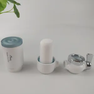 Myteck Water Faucet Filtration System Sweet Faucet Water Filter Tap Water Purifier Ceramic Carbon Cartridge for Washroom Kitchen
