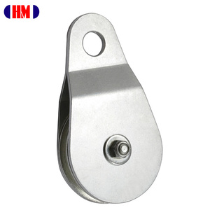 Steel Zinc Plated <b>Pulley</b> 40kN for Industrial Rope Rigging - Product Image 1