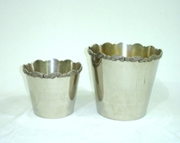 Seau à champagne moderne et élégant de style champêtre, en métal, avec accessoires de bar pour le stockage du vin, vente chaude de qualité supérieure