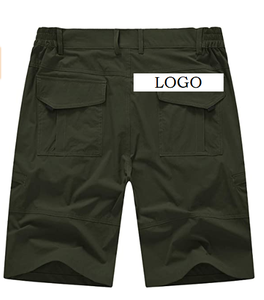 Pantalones cortos de senderismo para hombre, Shorts de trabajo ligeros y elásticos de secado rápido con 6 bolsillos, para Camping y viajes - Product Image 2