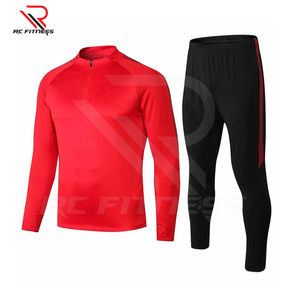 อาร์ซี คอ. ชุดวอร์มคนอ้วนสำหรับฤดูหนาว แบบยูนิเซ็กซ์ สีพื้น ผ้าโพลีเอสเตอร์/คอตตอน ซิปหน้า สั่งทำโลโก้ได้ ขายส่ง ขนาดและสีตามสั่ง - Product Image 4