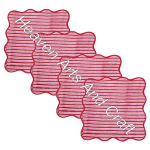 Serviettes de table en métal imprimé bloc à main, ensemble de 4 pièces, décoration Durable pour la maison, la salle de bain d'hôtel, fête de mariage - Product Image 5