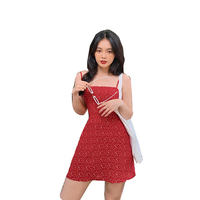 Robes d'été 2020 pour femmes, élégantes et mignonnes, en mousseline de soie florale, avec fermetures éclair, pour filles, fabriquées au Vietnam