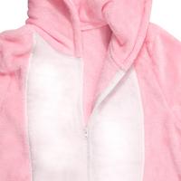 Nouveautés 2020 : Combinaison en polaire thermique ignifuge pour enfants, motif licorne rose, collection automne, assortie à toute la famille, 100%