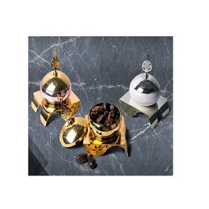 Plat de service alimentaire en laiton de forme ronde avec plat de service de nourriture de couleur dorée de qualité supérieure pour l'utilisation de mariage - Product Image 6