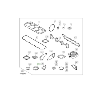 Junta de Acero Inoxidable de Alta Calidad Tradella International M805835 Compatible con Tractores JD, Sellado Confiable para Maquinaria Agrícola - Product Image 2