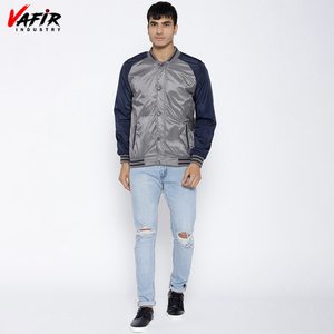 Chaqueta universitaria informal para hombre para gimnasio de invierno y entrenamiento deportivo diseño básico de lona regular con revestimiento MOQ bajo a granel - Product Image 5