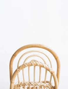 MIGNON naturel rotin petite chaise pour enfants arc-en-ciel chaises à la main en gros - Product Image 4