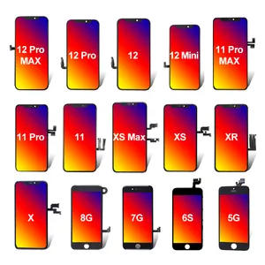 Elekworld All Model OLED LCD Mobile Phone LCDs Screen for iPhone X 12 11 XS Max Pro Max 11 XR X 8 7 6S 6 Plus LCDs Display