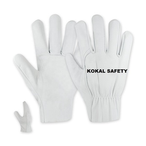 ถุงมือทำงานหนังแพะแบบไม่มีเส้น - Product Image 1