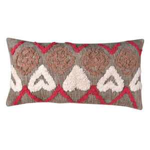 Customizable Wholesale <b>Pillow</b> Covers Popular Online Selling Tufted Embroidered <b>Decorative</b> Long <b>Pillows</b> 16x32 Inch - Product Image 4