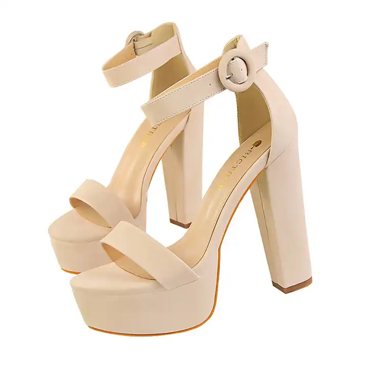 Amazon.com: Women's Sandals Heel Support Women's Show High Heel Dress Pump Sandals  Heels : Clothing, Shoes & Jewelry