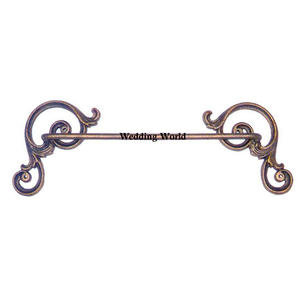 Porte-mouchoirs en métal couleur personnalisée mural porte-serviettes vintage meilleure qualité luxe nouveau porte-serviettes - Product Image 4