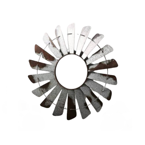 Décoration murale miroir moderne cadre verre fer matériau laiton Antique Style américain miroir fait à la main personnalisé en vrac - Product Image 1