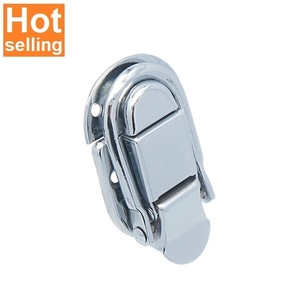 Factory direct HC265 chrome zinc metal bright latches <b>lock</b> hardware for new design locker case padlockable <b>locks</b> fittings - Product Image 1