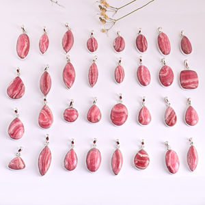 Proveedor Mayorista de Gemas de Cuarzo Azul, Plata de Ley 925, Baño de Rodio y Oro, Colgante con Engaste de Circonita Cúbica - Product Image 6