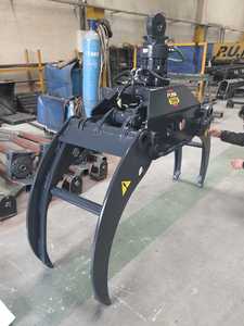 Nuevos accesorios de pinzas de madera Pumax PMGRP 450 con motor para excavadoras de 20 toneladas - Product Image 2