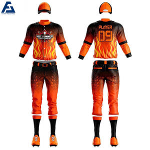 ชุดเครื่องแบบทีมเบสบอลพิมพ์ซับลิเมชันเสื้อเจอร์ซีย์เปล่าพร้อมผ้าตาข่ายเครื่องแบบเบสบอลปรับแต่งได้ - Product Image 4