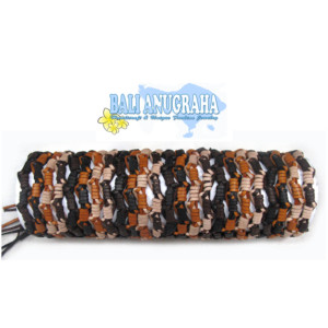 Funky Generation Accesorios de moda de cuero trenzado natural Pulsera elegante - Product Image 1