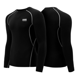 Custom OEM Long Sleeves <b>Women</b> Fitness Yoga Wear <b>Rash</b> <b>Guard</b> - Product Image 4